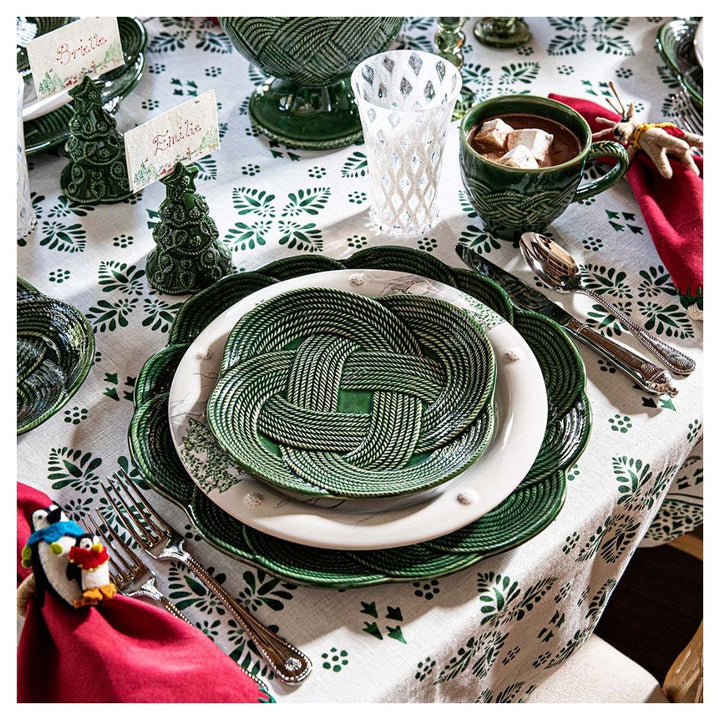 Le Panier Mystic Knot Dessert/Salad Plate - Basil