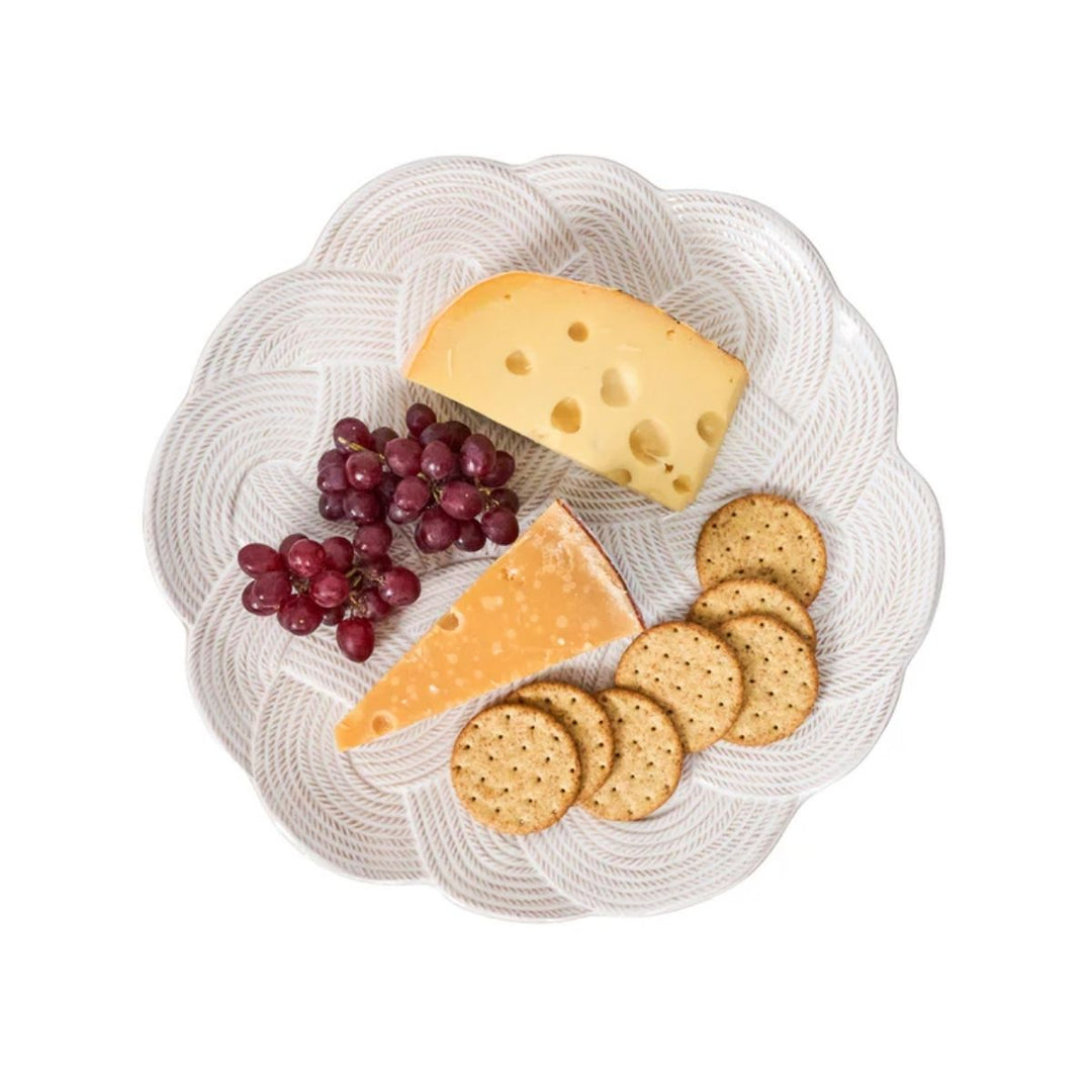 Le Panier Mystic Knot Charger/Platter - Whitewash