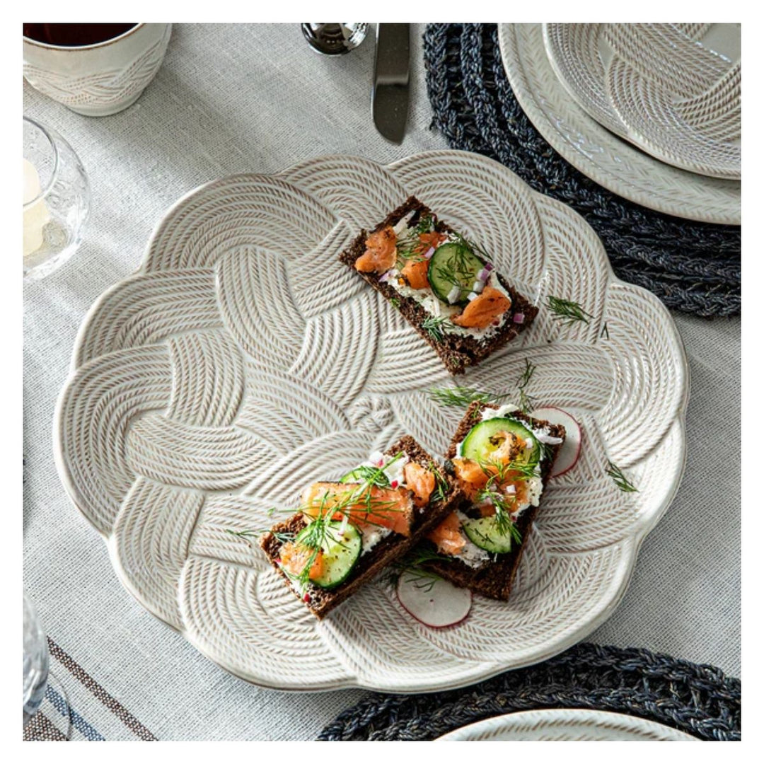 Le Panier Mystic Knot Charger/Platter - Whitewash