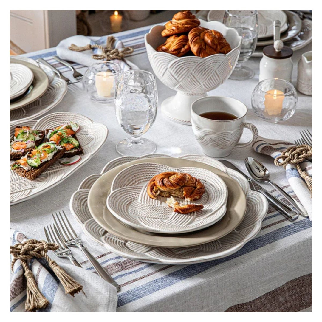 Le Panier Mystic Knot Charger/Platter - Whitewash