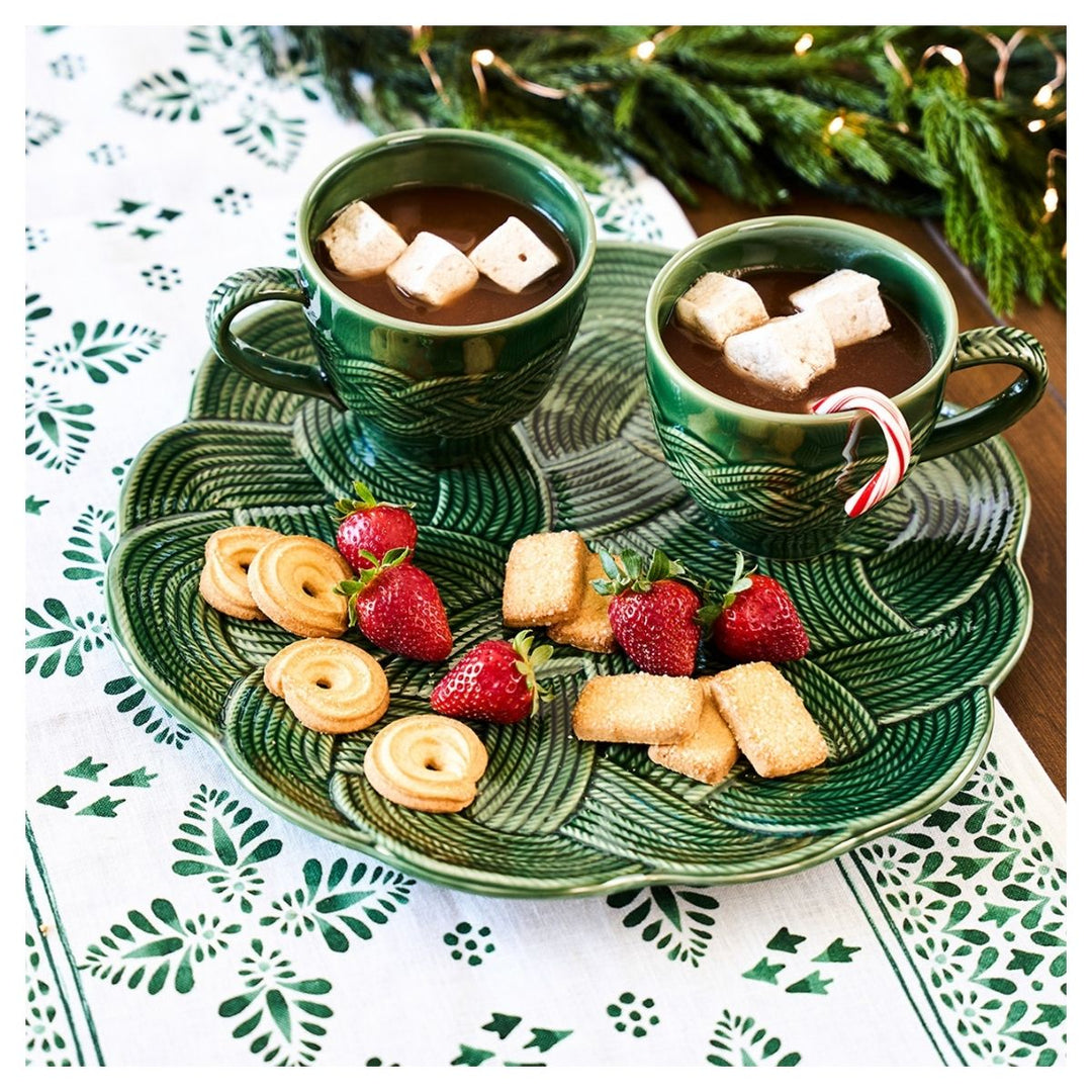 Le Panier Mystic Knot Charger/Platter - Basil