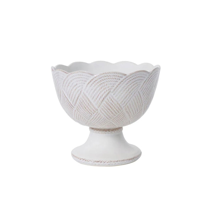 Le Panier Mystic Knot Footed Bowl - Whitewash - JULISKA - Compralo en CorinneRegalos.com
