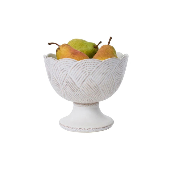Le Panier Mystic Knot Footed Bowl - Whitewash