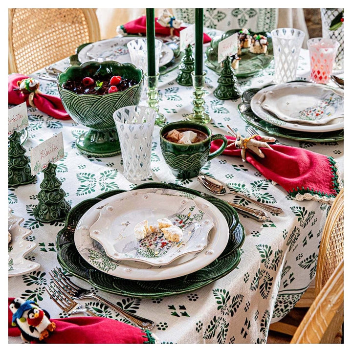 Le Panier Mystic Knot Footed Bowl - Basil