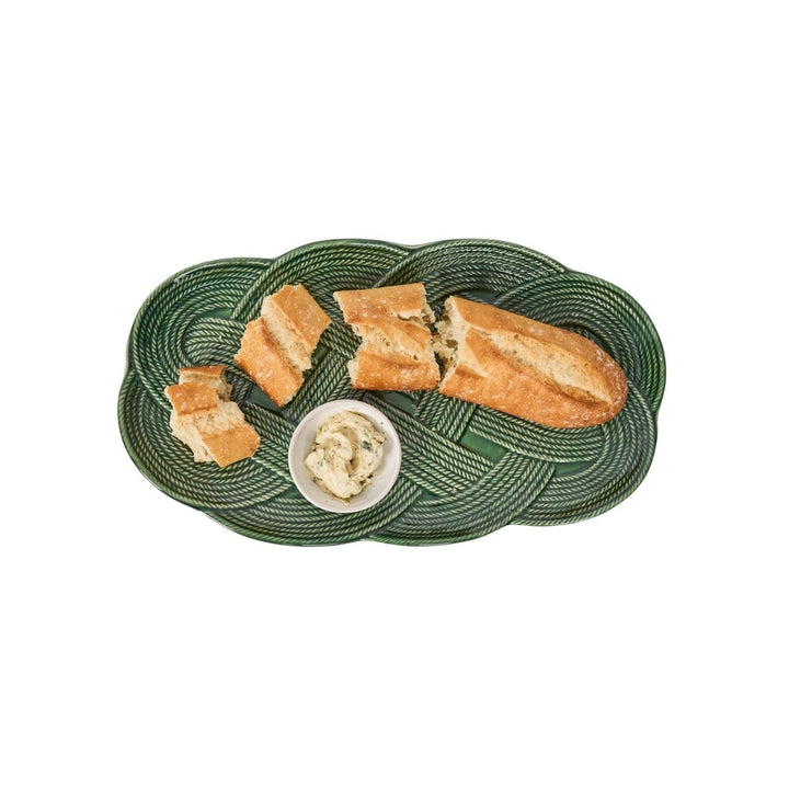 "Le Panier Mystic Knot 15"" Hostess Tray - Basil"