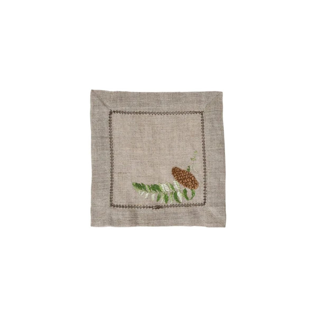 Forest Walk Cocktail Napkin Assorted Set/4 - Multi