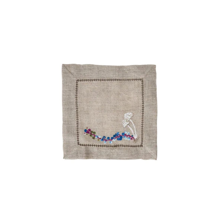 Forest Walk Cocktail Napkin Assorted Set/4 - Multi