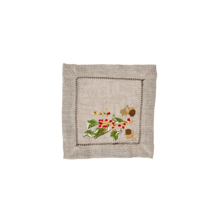 Forest Walk Cocktail Napkin Assorted Set/4 - Multi