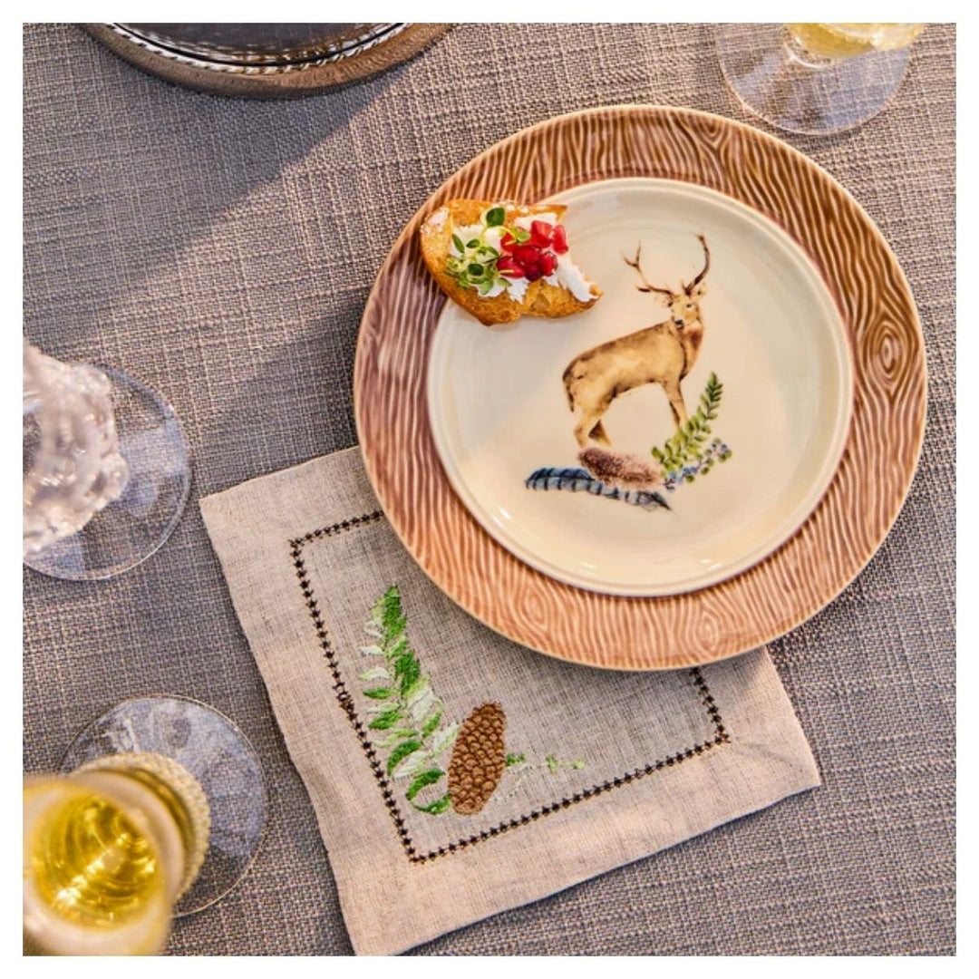 Forest Walk Cocktail Napkin Assorted Set/4 - Multi