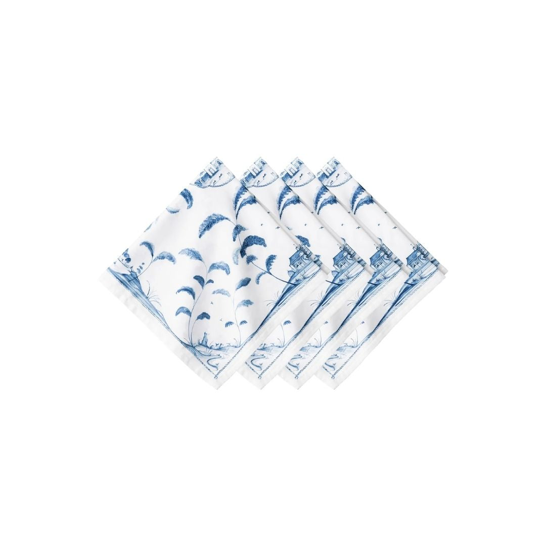 COUNTRY ESTATE NAPKIN SET/4 - DELFT BLUE - JULISKA - Compralo en CorinneRegalos.com