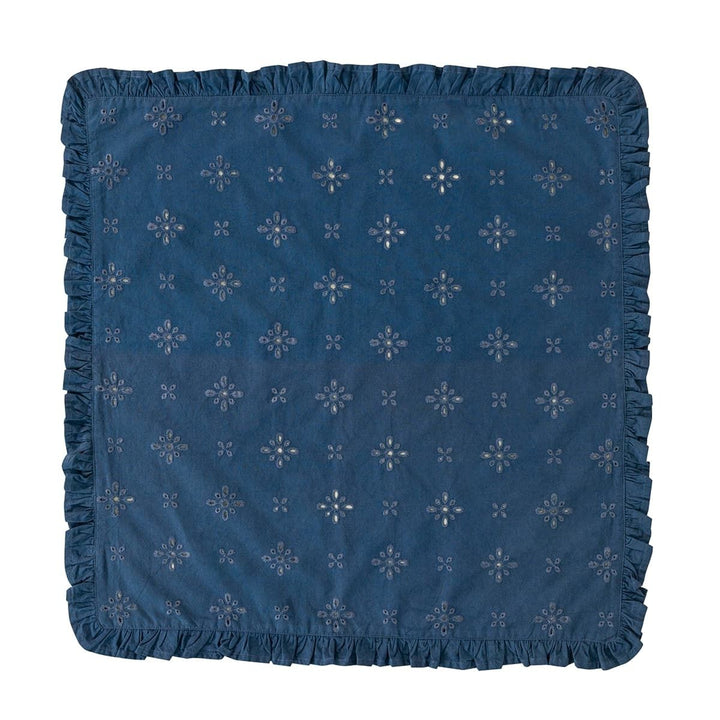EYELET NAVY NAPKIN EYELET NAPKIN - NAVY