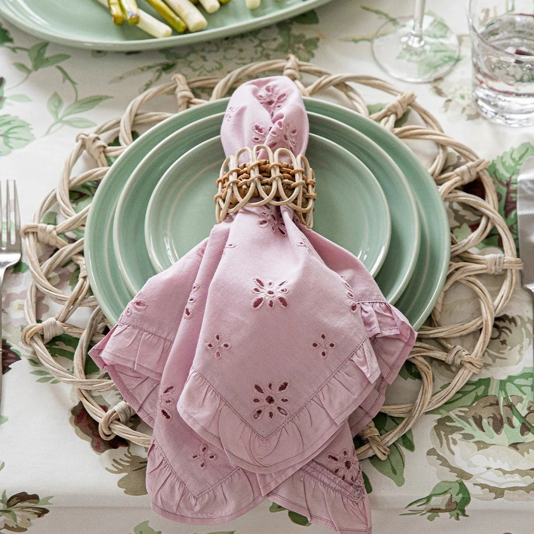 EYELET LILAC NAPKIN EYELET NAPKIN - LILAC