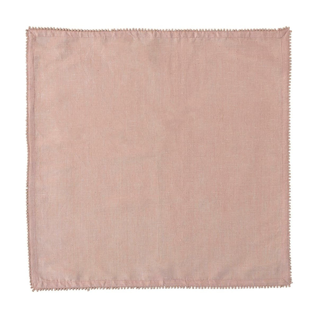 BERRY TRIM BLUSH NAPKIN BERRY TRIM NAPKIN - BLUSH