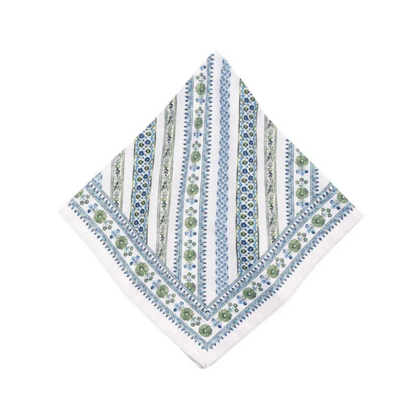 SEVILLE STRIPE GREEN NAPKIN - JULISKA - Compralo en CorinneRegalos.com