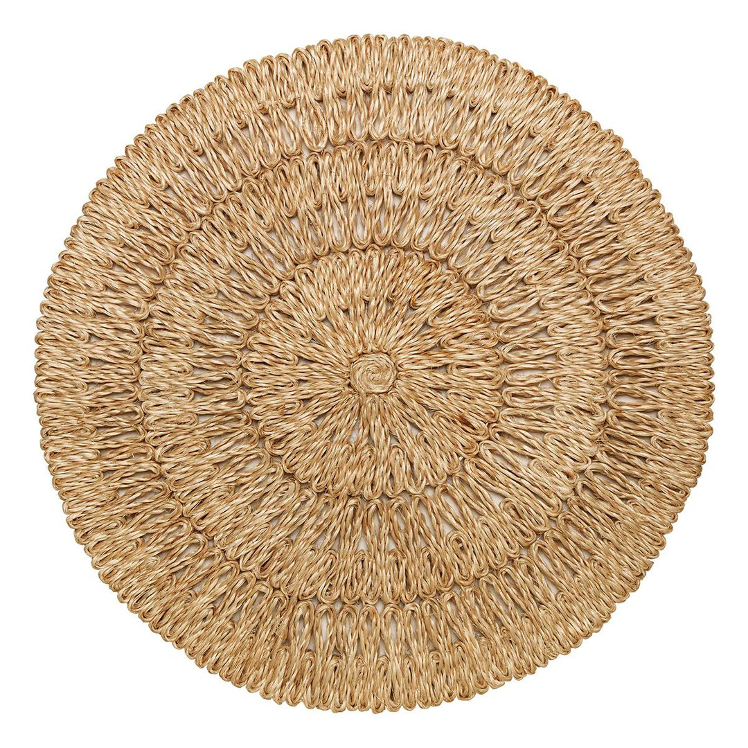 STRAW LOOP PLACEMAT - NATURAL - JULISKA - Compralo en CorinneRegalos.com