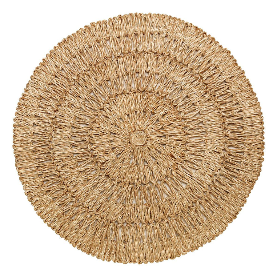 STRAW LOOP PLACEMAT - NATURAL - JULISKA - Compralo en CorinneRegalos.com