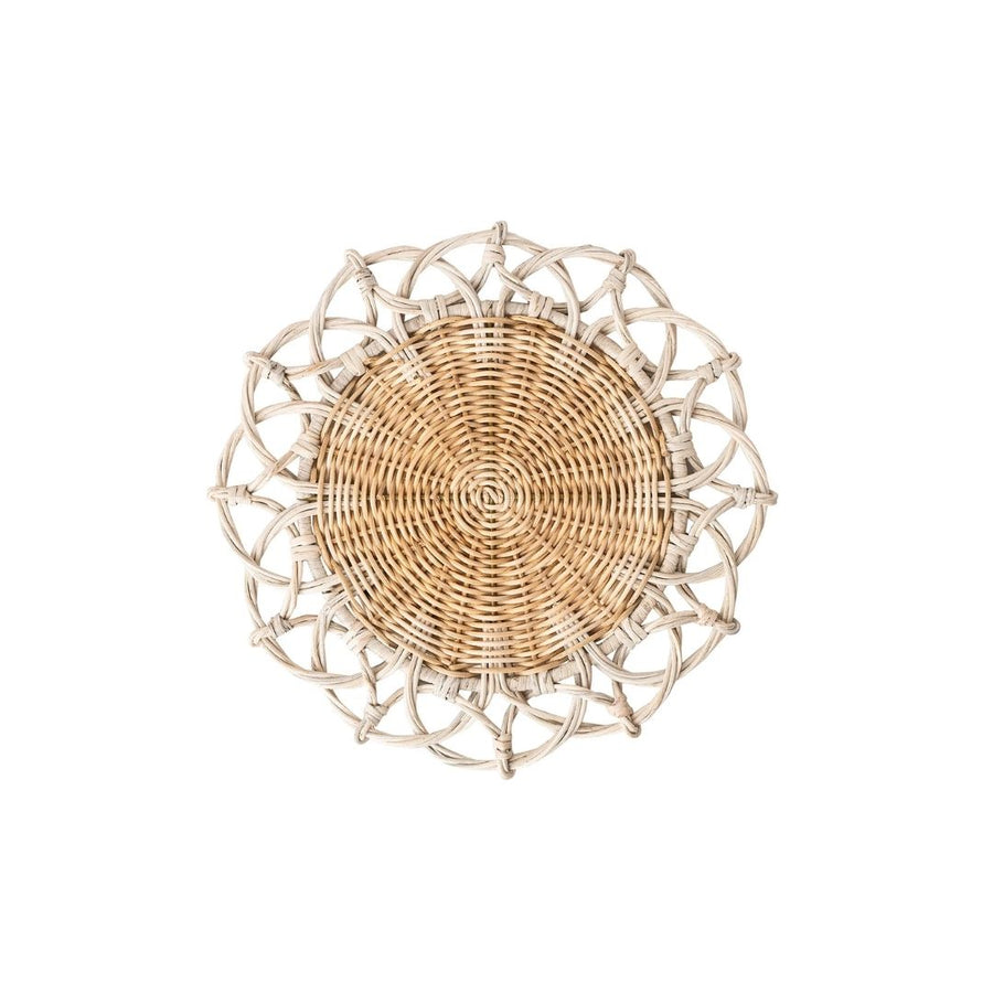 PROVENCE RATTAN PLACEMAT - WHITEWASH PV RTTN WHITE PLACEMAT - JULISKA - Compralo en CorinneRegalos.com
