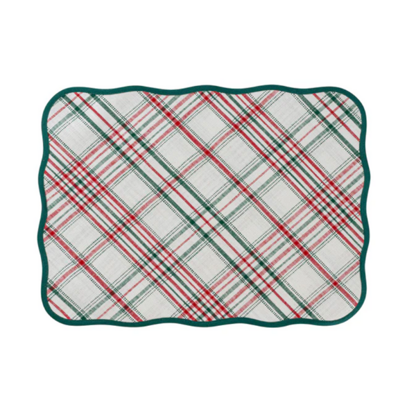 MERRY TARTAN PLACEMAT ­ RED GREEN - JULISKA - Compralo en CorinneRegalos.com