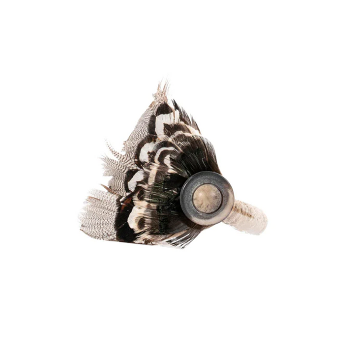 FEATHER ESPRESSO NAPKIN RING