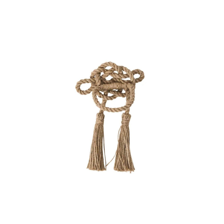Mystic Knot Napkin Ring Set/4 - Taupe