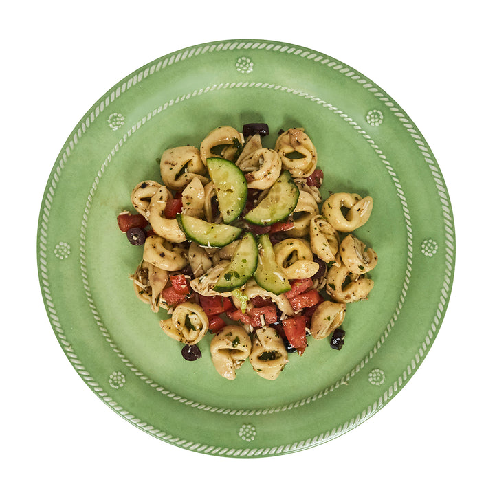 BERRY & THREAD MELAMINE DINNER PLATE SET/4 - SEAGRASS