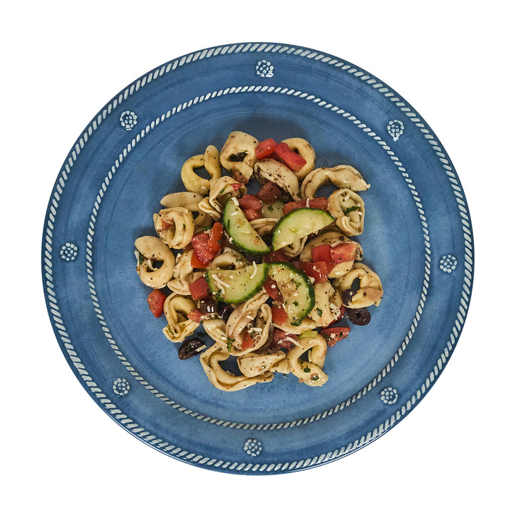BERRY & THREAD MELAMINE DINNER PLATE SET/4 - OCEAN
