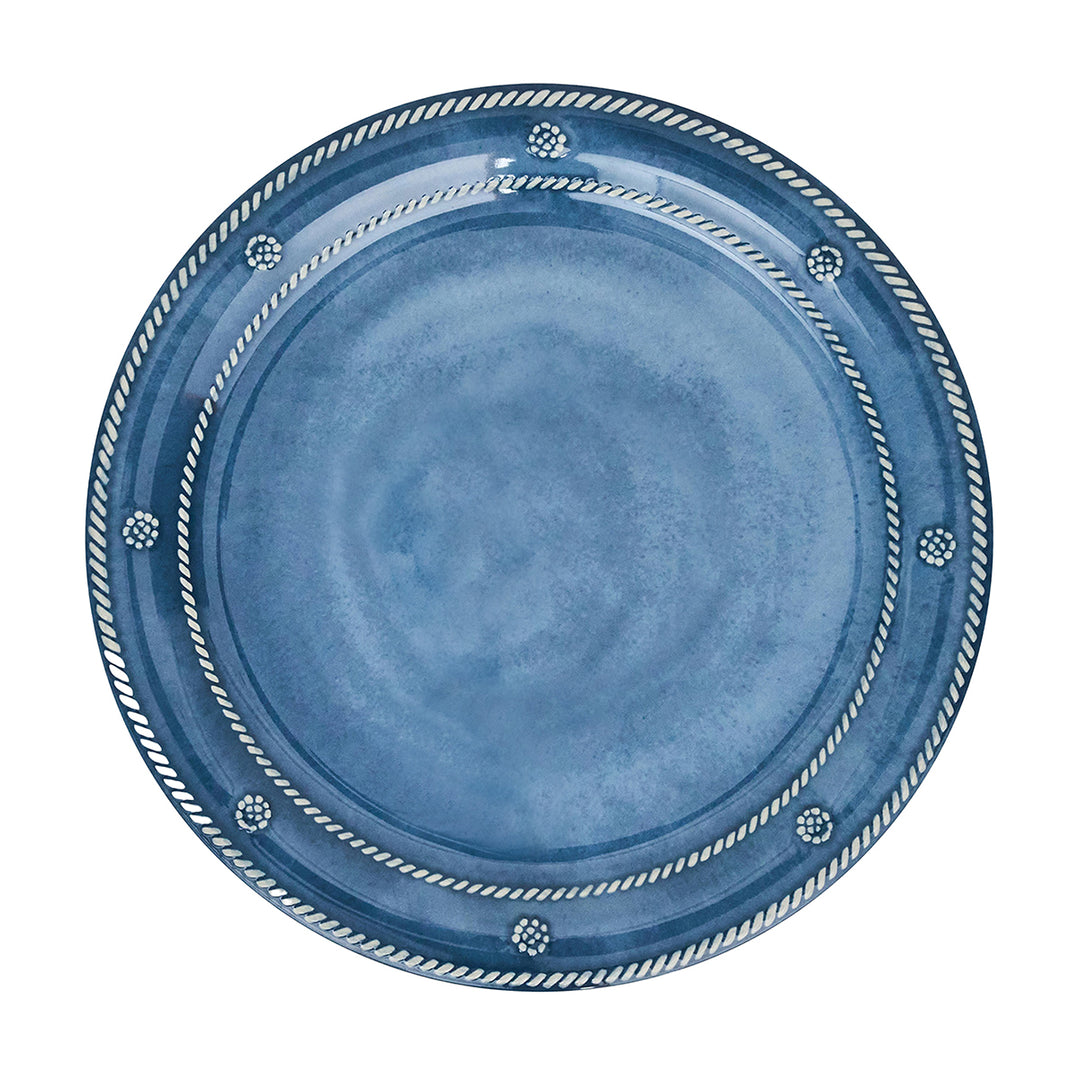 BERRY & THREAD MELAMINE DINNER PLATE SET/4 - OCEAN