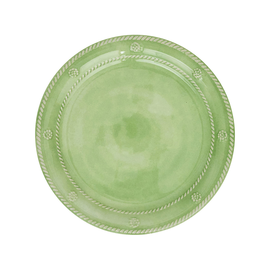 BERRY & THREAD MELAMINE DESSERT/SALAD PLATE SET/4 - SEAGRASS