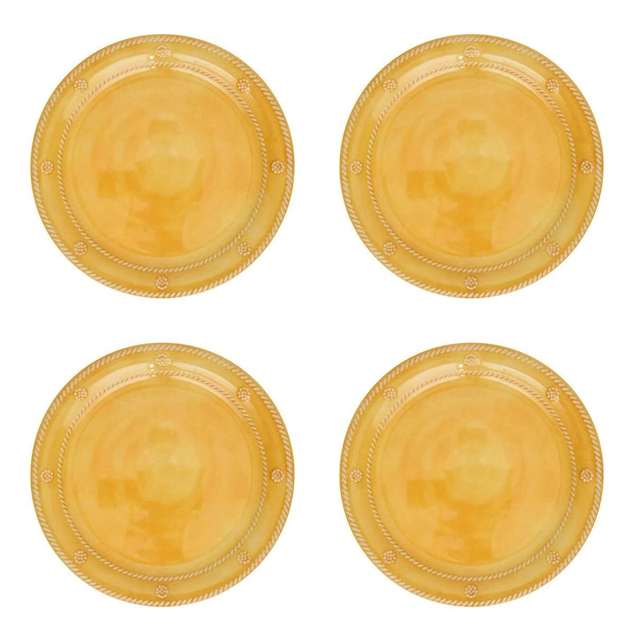 BERRY & THREAD MELAMINE DESSERT/SALAD PLATE SET/4 - SUNSHINE - JULISKA - Compralo en CorinneRegalos.com