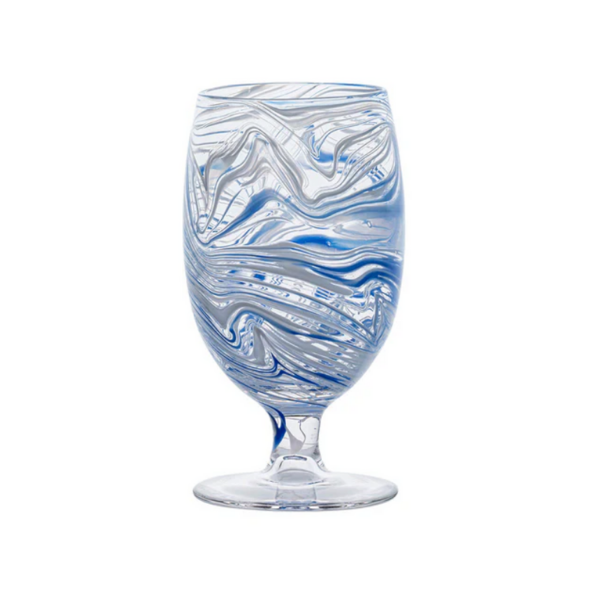 PURO MARBLED GOBLET - BLUE - JULISKA - Compralo en CorinneRegalos.com