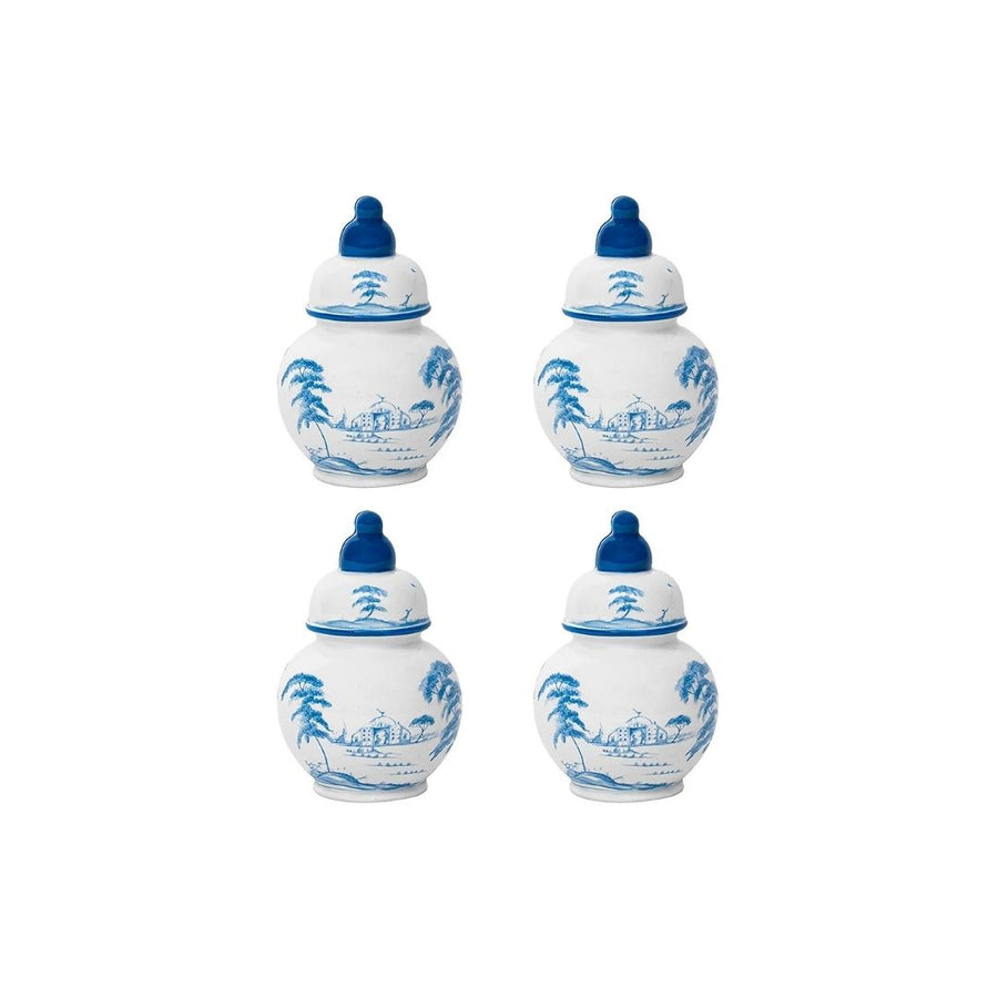 COUNTRY ESTATE PLACE CARD HOLDER SET/4 - DELFT BLUE - JULISKA - Compralo en CorinneRegalos.com