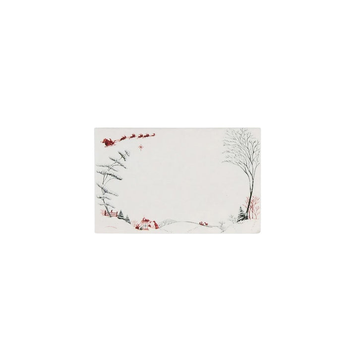 Country Estate Winter Frolic Place Card Set/12 - Evergreen - JULISKA - Compralo en CorinneRegalos.com