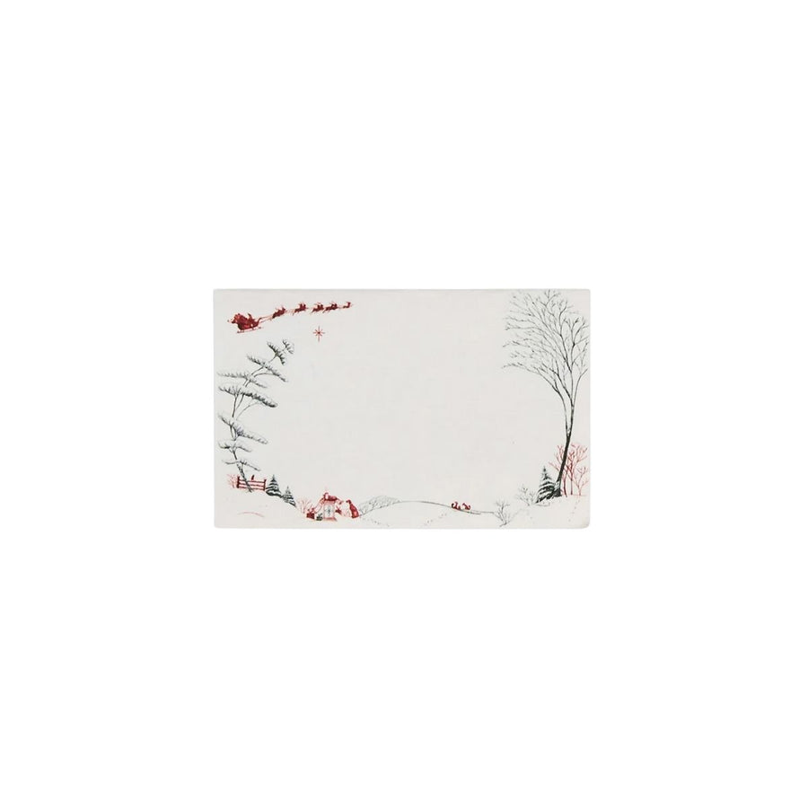 Country Estate Winter Frolic Place Card Set/12 - Evergreen - JULISKA - Compralo en CorinneRegalos.com