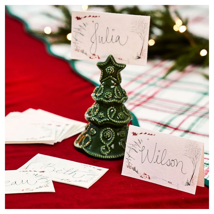 Country Estate Winter Frolic Place Card Set/12 - Evergreen