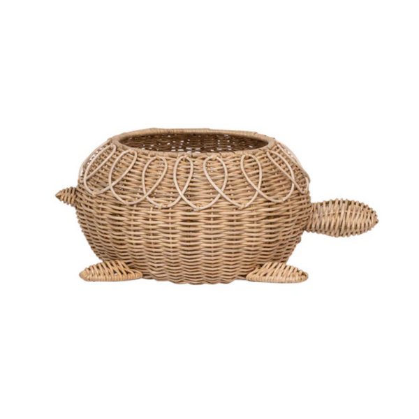 PROVENCE RATTAN TURTLE BOWL - WHITEWASH - JULISKA - Compralo en CorinneRegalos.com