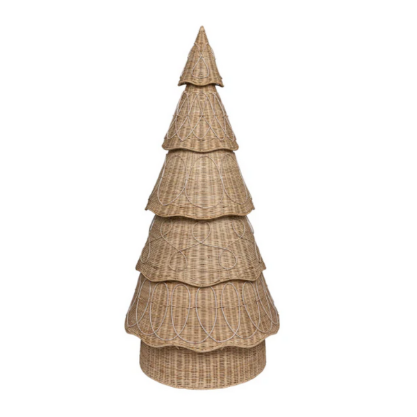 PROVENCE RATTAN 5' TREE - WHITEWASH - JULISKA - Compralo en CorinneRegalos.com