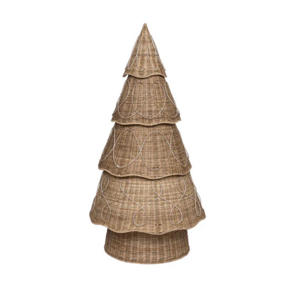 PROVENCE RATTAN 4' TREE - WHITEWASH - JULISKA - Compralo en CorinneRegalos.com