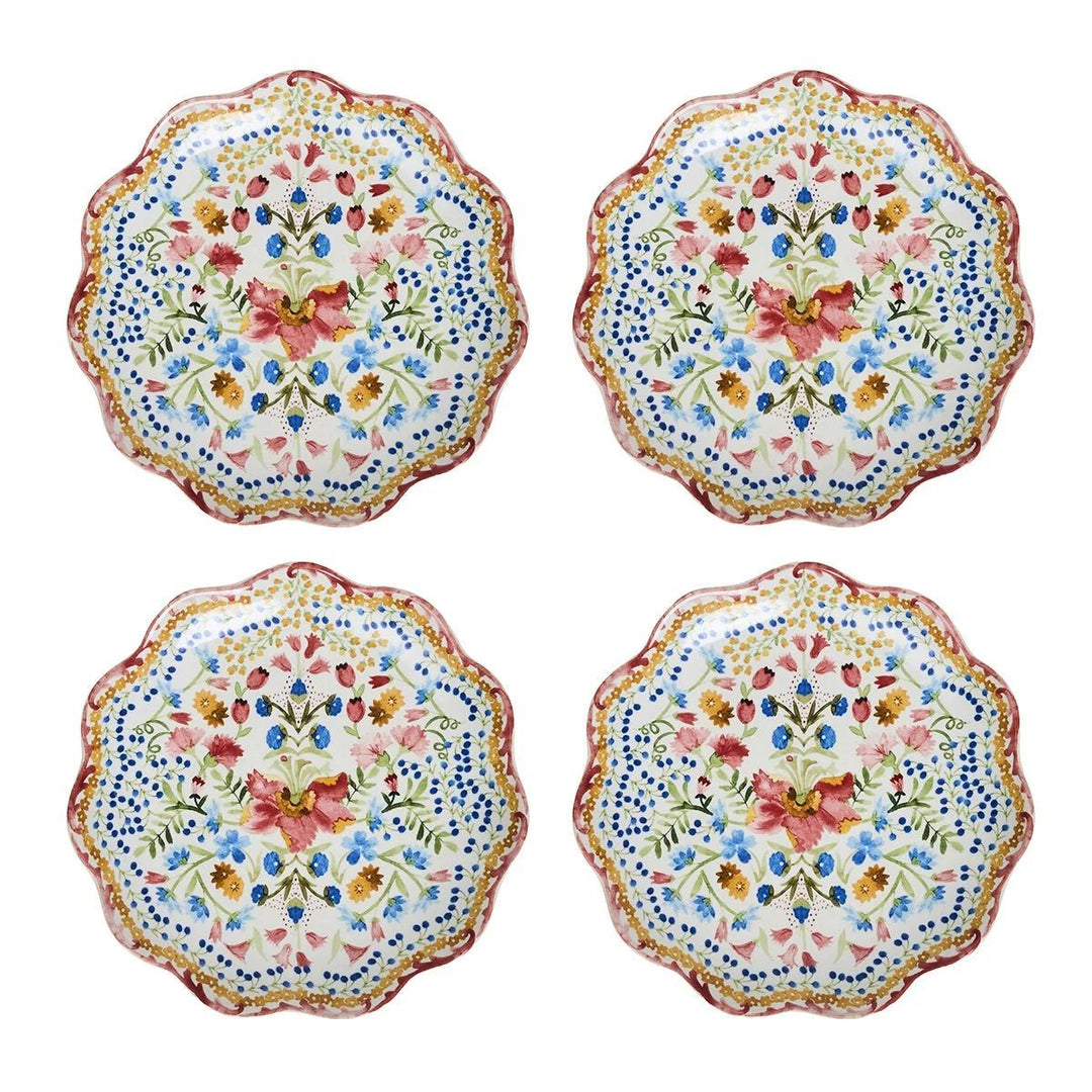 SOFIA SIDE/COCKTAIL PLATE SET/4 - MULTI - JULISKA - Compralo en CorinneRegalos.com