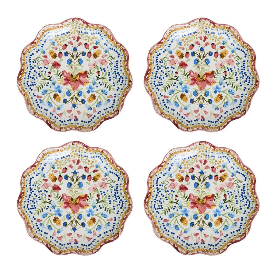 SOFIA SIDE/COCKTAIL PLATE SET/4 - MULTI - JULISKA - Compralo en CorinneRegalos.com