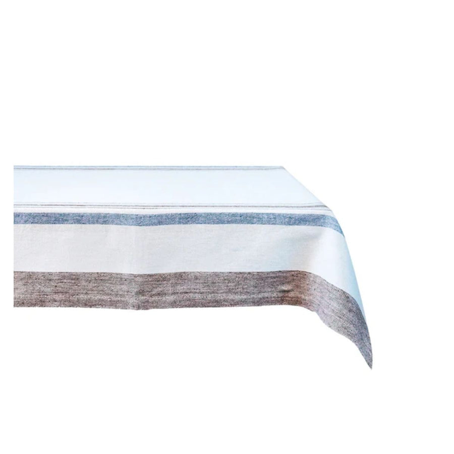 "Danish Stripe 52"" Table Square - Taupe" - JULISKA - Compralo en CorinneRegalos.com