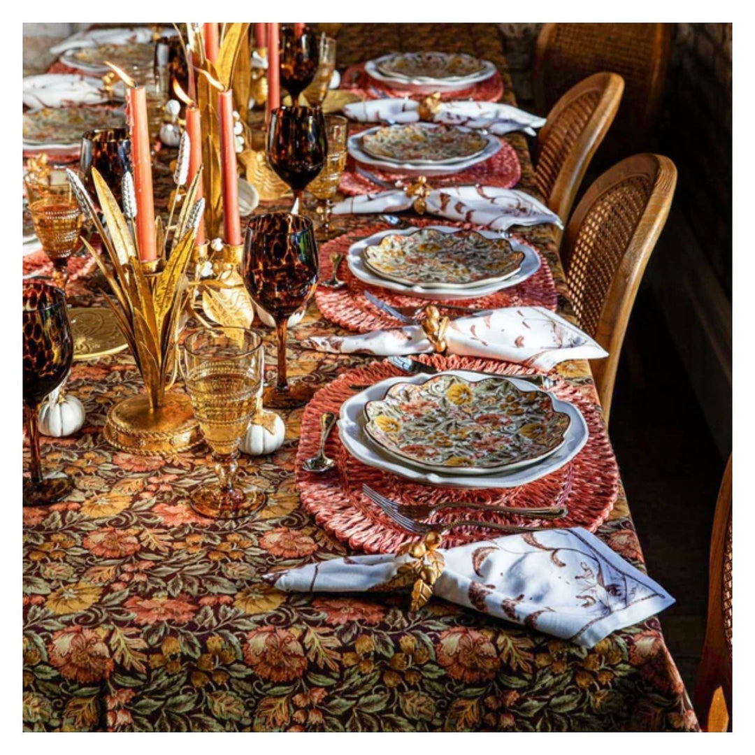 "Willa 60"" x 120"" Tablecloth - Amber"