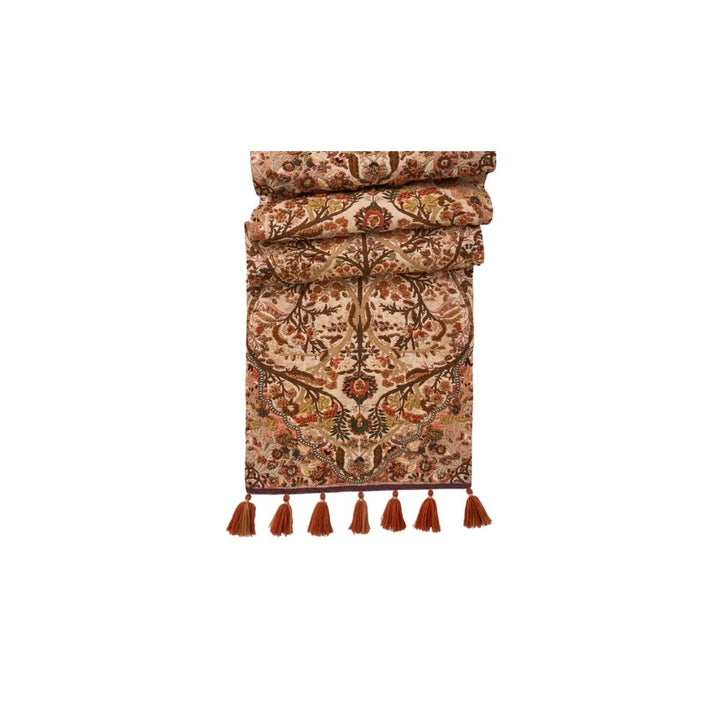 "Willa Embroidered 18"" x 90""  Table Runner - Amber" - JULISKA - Compralo en CorinneRegalos.com