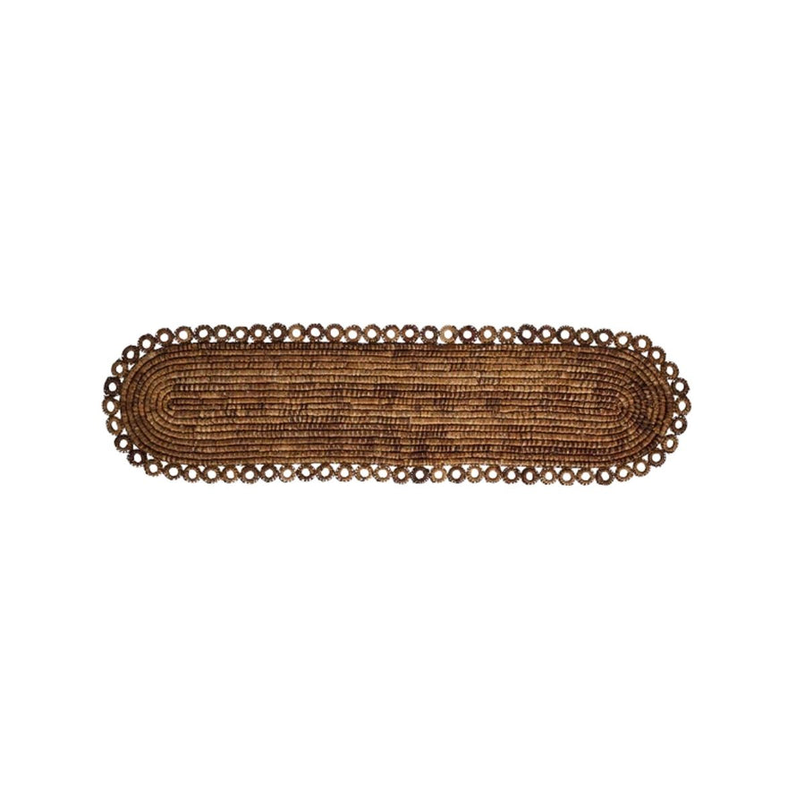 "Rustic Ring 16"" x 60"" Table Runner - Natural" - JULISKA - Compralo en CorinneRegalos.com