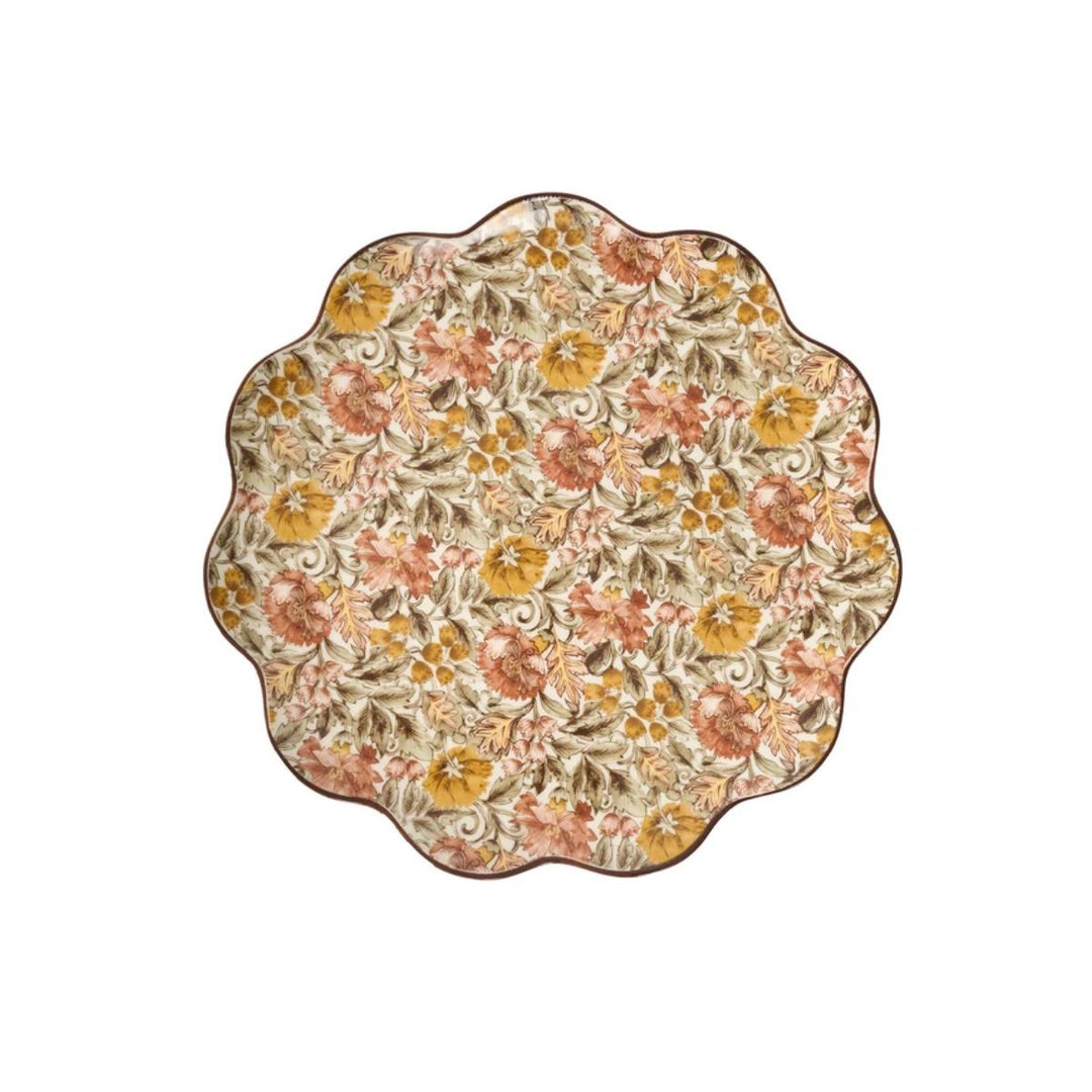 Willa Charger/Platter - Amber - JULISKA - Compralo en CorinneRegalos.com