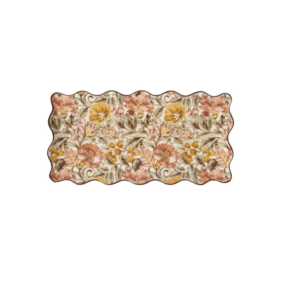 "Willa 14"" Hostess Tray - Amber" - JULISKA - Compralo en CorinneRegalos.com