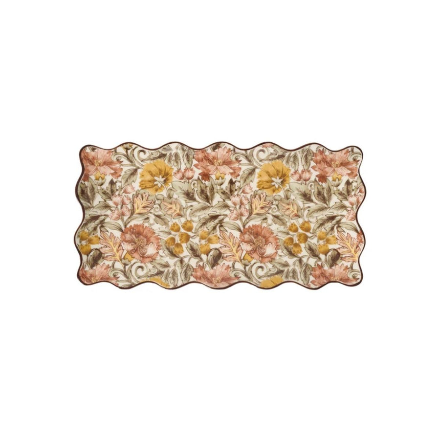 "Willa 14"" Hostess Tray - Amber" - JULISKA - Compralo en CorinneRegalos.com