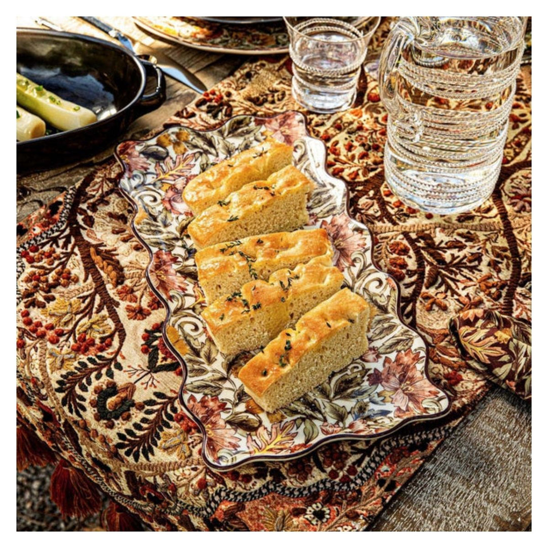 "Willa 14"" Hostess Tray - Amber"