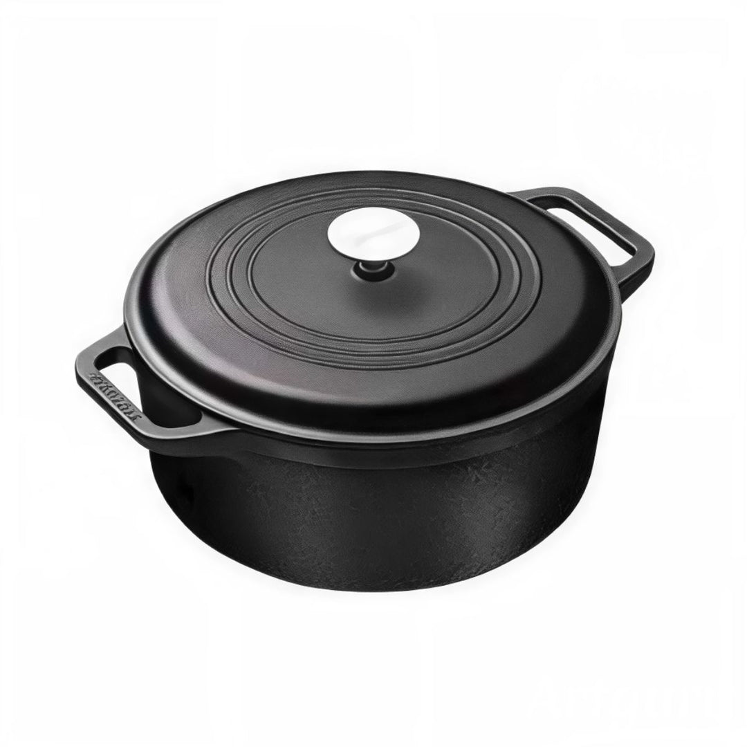 VICTORIA OLLA 4QT FUNDIDA C/TAPA PORCELANIZADA