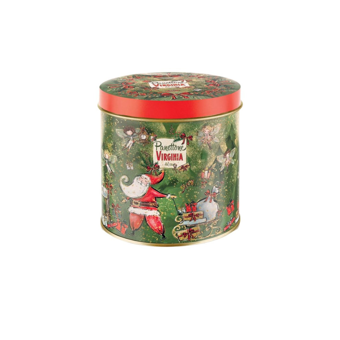 AV MINI TALL BAKED PANETTONE - ROUND TIN - MINI PANETTONE TRADICIONAL EN LATA - Calvbrunnen - Compralo en CorinneRegalos.com