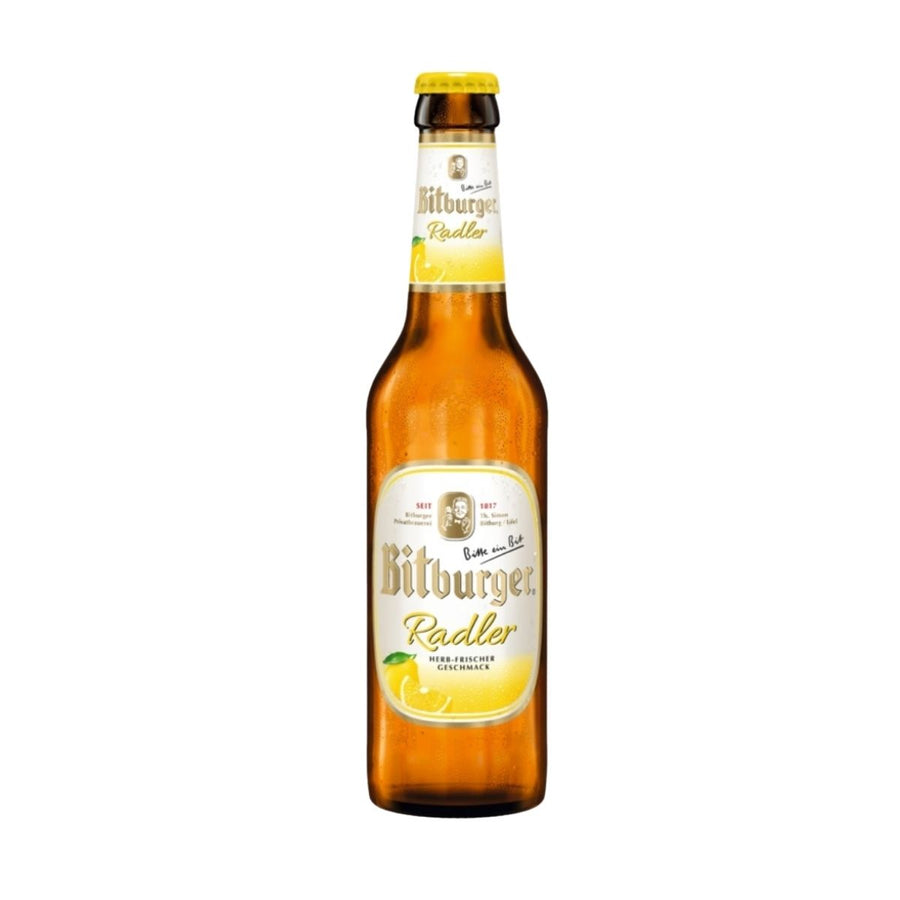 BR Bitburger Radler Botella - cerveza tipo premium con limón - Calvbrunnen - Compralo en CorinneRegalos.com